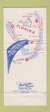 Matchbook Cover - Miccouskee Restaurant Tamiami Trail FL Frog City 30 Strike