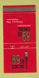 Matchbook Cover - 89er Inn Oklahoma City OK 30 Strike