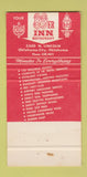 Matchbook Cover - 89er Inn Oklahoma City OK 30 Strike