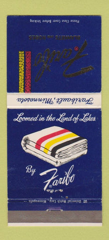 Matchbook Cover - Faribo Blankets Robes Faribault MN WEAR 30 Strike