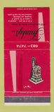 Matchbook Cover - Franky's Restaurant Niles MI WEAR 30 Strike