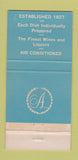 Matchbook Cover - Amalfi Restaurant New York City 30 Strike