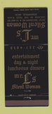 Matchbook Cover - Mr L's Silent Woman Southfield MI 30 Strike