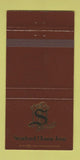 Matchbook Cover - Stratford House Inns 30 Strike