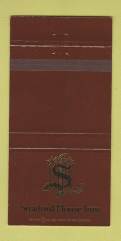 Matchbook Cover - Stratford House Inns 30 Strike