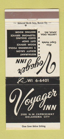 Matchbook Cover - Voyager Inn Oklahoma City OK 30 Strike