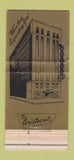 Matchbook Cover - Roberts Hotel Oklahoma City OK WEAR 30 Strike