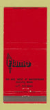 Matchbook Cover - Flame Restaurant Duluth MN 30 Strike