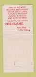 Matchbook Cover - Flame Restaurant Duluth MN 30 Strike