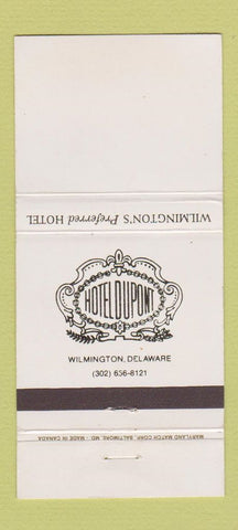 Matchbook Cover - Hotel DuPont Wilmington DE 30 Strike