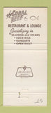 Matchbook Cover - The Coral Reef Little Creek DE 30 Strike