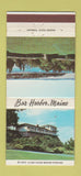 Matchbook Cover - Bal Harbor ME Wonder View Motor Lodge 30 Strike