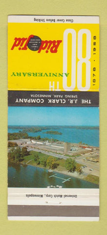 Matchbook Cover - JR Clark Housewares Spring Park MN 30 Strike