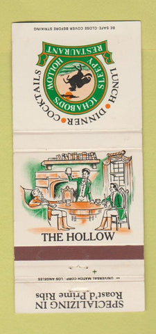 Matchbook Cover - Ichabod's Sleepy Hollow Restaurant La Habra CA 30 Strike