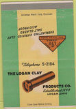 Matchbook Cover - Logan Clay Products Logan OH 40 Strike
