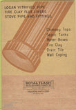 Matchbook Cover - Logan Clay Products Logan OH 40 Strike
