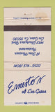 Matchbook Cover - Ernesto's Mexican Restaurant Los Gatos CA WORN 30 Strike