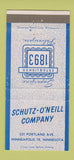 Matchbook Cover - Schultz O'Neill Pulverizers Minneapolis MN 30 Strike