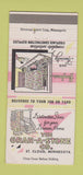 Matchbook Cover - Gran A Stone Grainte St Cloud MN fireplace 30 Strike