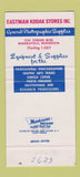 Matchbook Cover - Eastman Kodak Stores Minneapolis MN 30 Strike