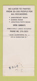Matchbook Cover - Crystal Restaurant Reading PA 30 Strike