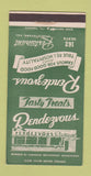 Matchbook Cover - Rendezvous Restaurant Charlottetown PEI PE WEAR 30 Strike