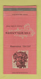 Matchbook Cover - Courtlands House of Beef WEAR 30 Strike