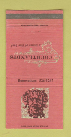 Matchbook Cover - Courtlands House of Beef WEAR 30 Strike