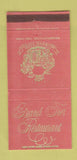 Matchbook Cover - Grand Tier Restaurant WEAR 30 Strike
