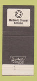 Matchbook Cover - General Diesel Hibbing MN 30 Strike