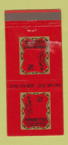 Matchbook Cover Howard Still's Men's Clothes Anahiem La Habra CA WEAR 30 Strike