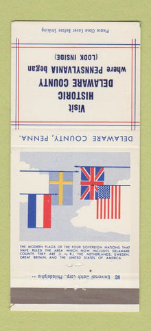 Matchbook Cover - Delaware County PA Chamber of Commerce 30 Strike