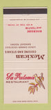 Matchbook Cover - La Paloma Restaurant Mexican Riverside Tustin CA 30 Strike