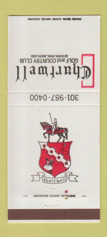 Matchbook Cover - Chartwell Golf Country Club Severna Park MD 30 Strike