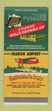 Matchbook Cover - Ed Chadderton Hertz Rental Cars Sharon PA New Castle 30 Strike