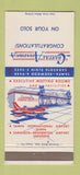 Matchbook Cover - Coastal Aviation Sarasota Tampa FL 30 Strike