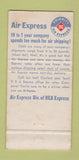 Matchbook Cover - Air Express REA Express WEAR 30 Strike