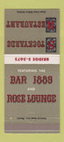 Matchbook Cover - Stockyards Restaurant Phoenix AZ 30 Strike