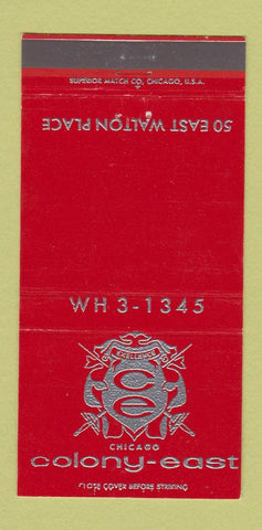 Matchbook Cover - Colony East Chicago IL 30 Strike