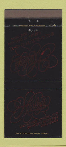 Matchbook Cover - Harley's Clothes Milwaukee WI 30 Strike