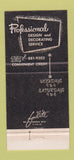 Matchbook Cover - Robert Weir Furniture Glassboro NJ 30 Strike