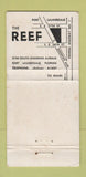 Matchbook Cover - Fred Franke's Reef Fort Lauderdale FL WEAR 30 Strike
