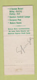 Matchbook Cover - Colburn House Manchester Center VT 30 Strike