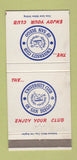 Matchbook Cover - University Club San Diego CA 30 Strike