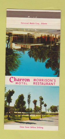 Matchbook Cover - Charron Motel Huntsville AL 30 Strike
