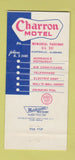 Matchbook Cover - Charron Motel Huntsville AL 30 Strike