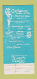 Matchbook Cover - Castaway Beach Motel Daytona Beach FL WEAR 30 Strike