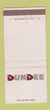 Matchbook Cover - Dundee Cement Dundee MI WEAR 30 Strike