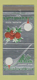 Matchbook Cover - McAllen Country Club TX 30 Strike