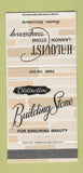 Matchbook Cover - Halquist Building Stone Sussex WI 30 Strike